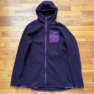 Patagonia R1 Air Hoody Jacket Women’s XL Obsidian Plum